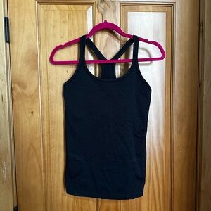 Lululemon Ebb To Street Tank in Black